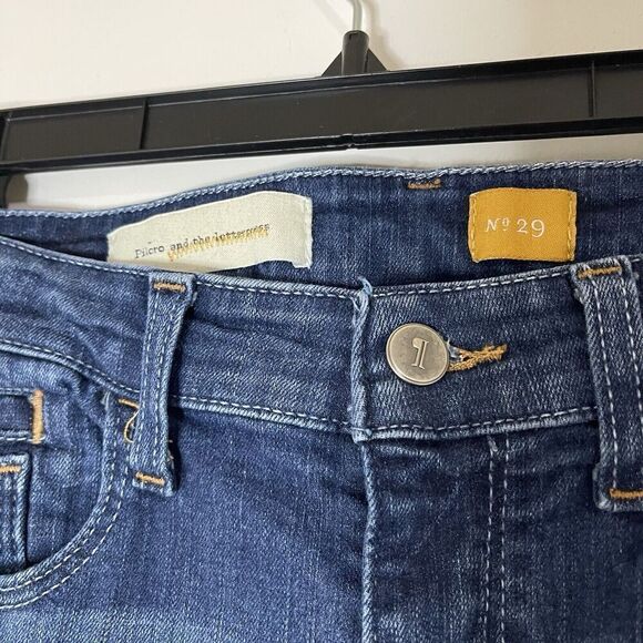 Pilcro and the Letterpress dark blue slim bootcut denim jeans size 29 - Picture 4 of 6